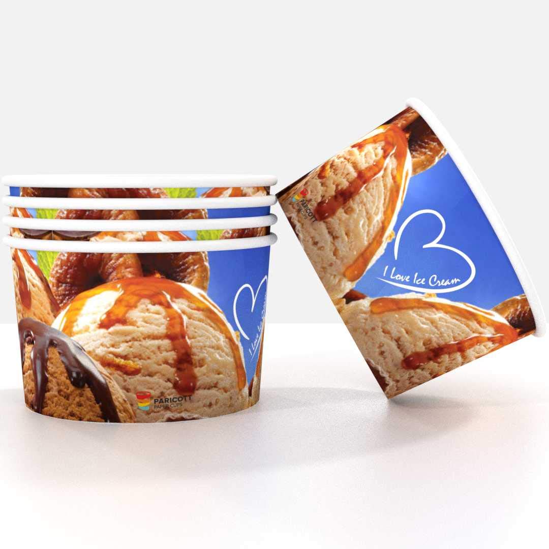ice cream cup plastic